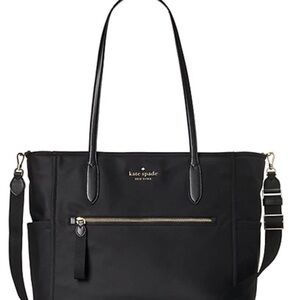 Kate Spade Chelsea Nylon Black Tote Bag
